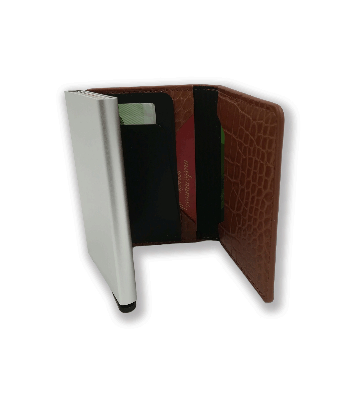 Metalinis kortelių dėklas-piniginė - Image 6