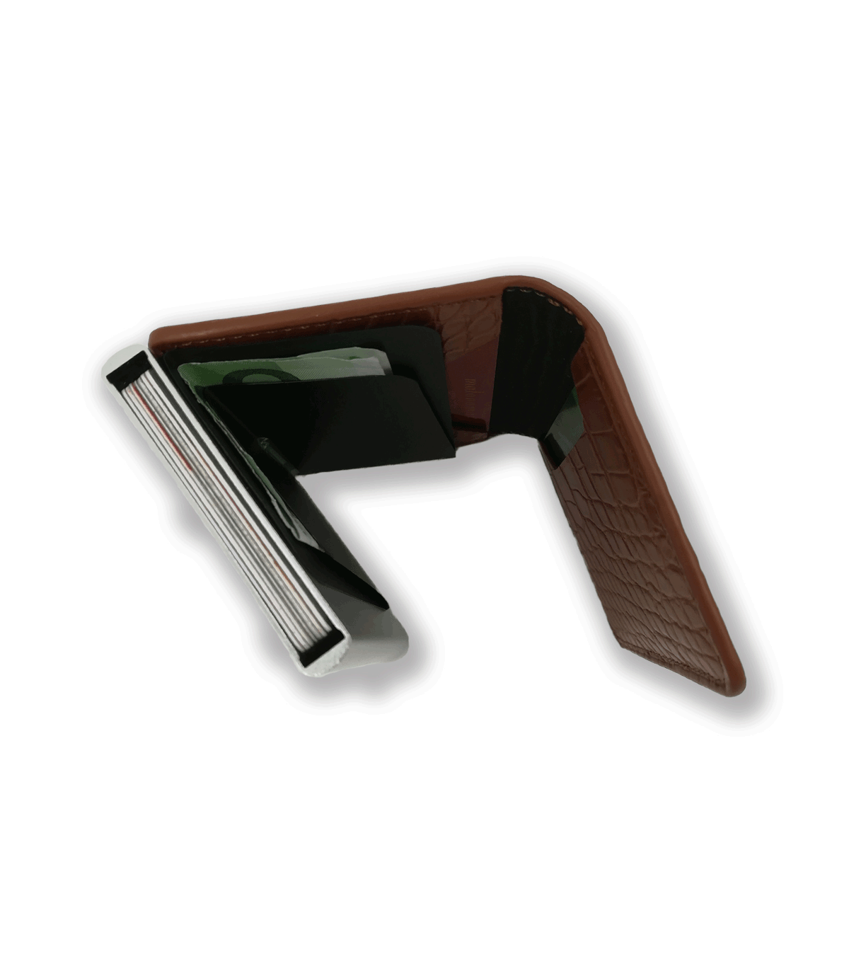 Metalinis kortelių dėklas-piniginė - Image 7