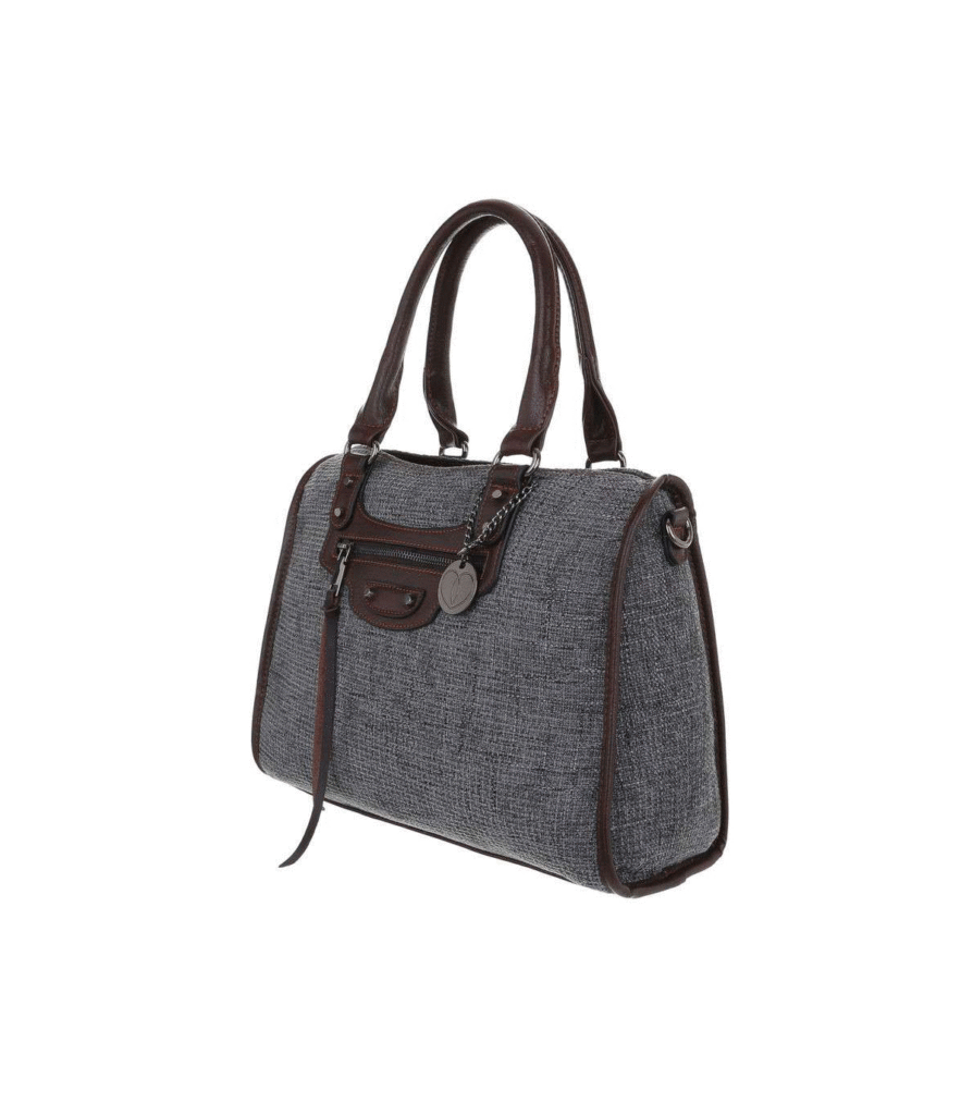 pilka moteriška klasikinė rankinė